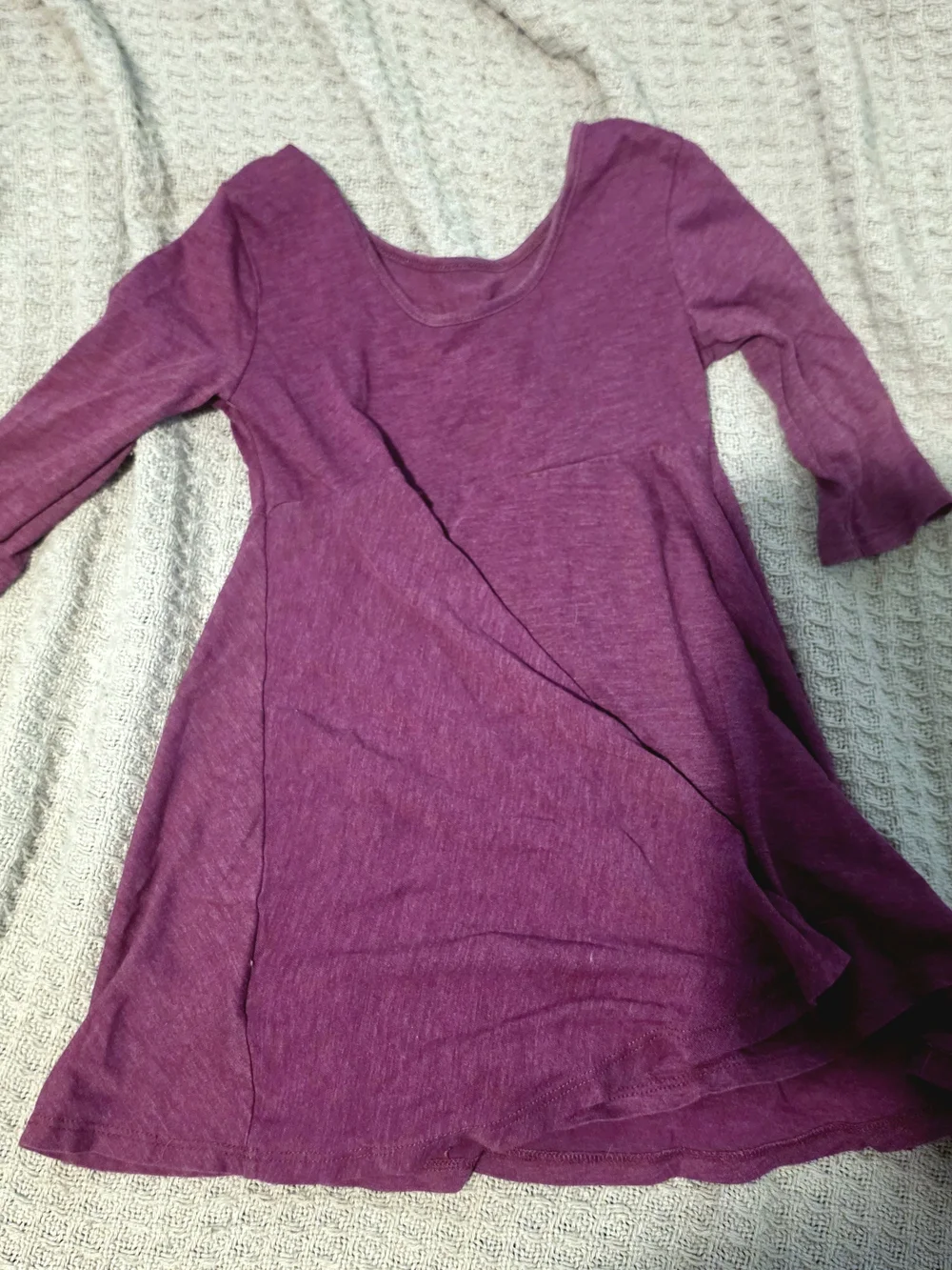 Old Navy Purple Long Sleeve Twirl Dress